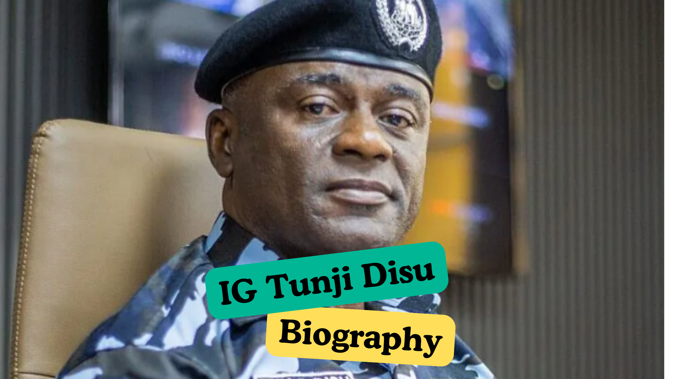 IG Tunji Disu Biography
